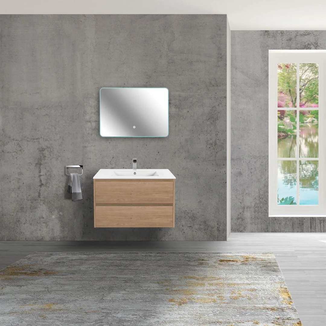 Приобрести vincea тумба подвесная gio 80 см, дуб натуральный с белой раковиной vmc-2g800no;vbs-13980