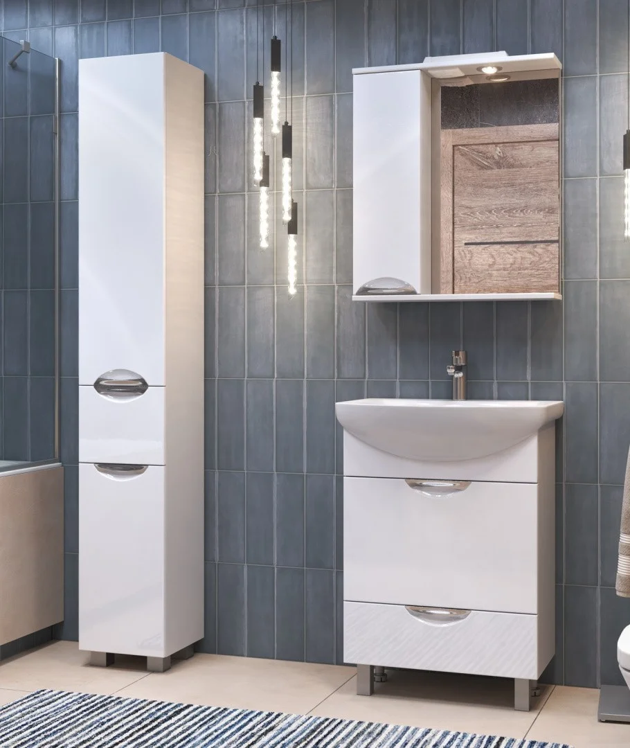 Приобрести vigo зеркало-шкаф callao 60 см, со спотом, левое, белое z.cal.60.r.el