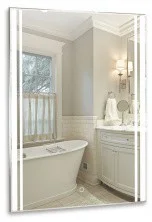 Azario Зеркало Aldo 600х800мм, белый, влагостойкое с подсветкой CS00071903