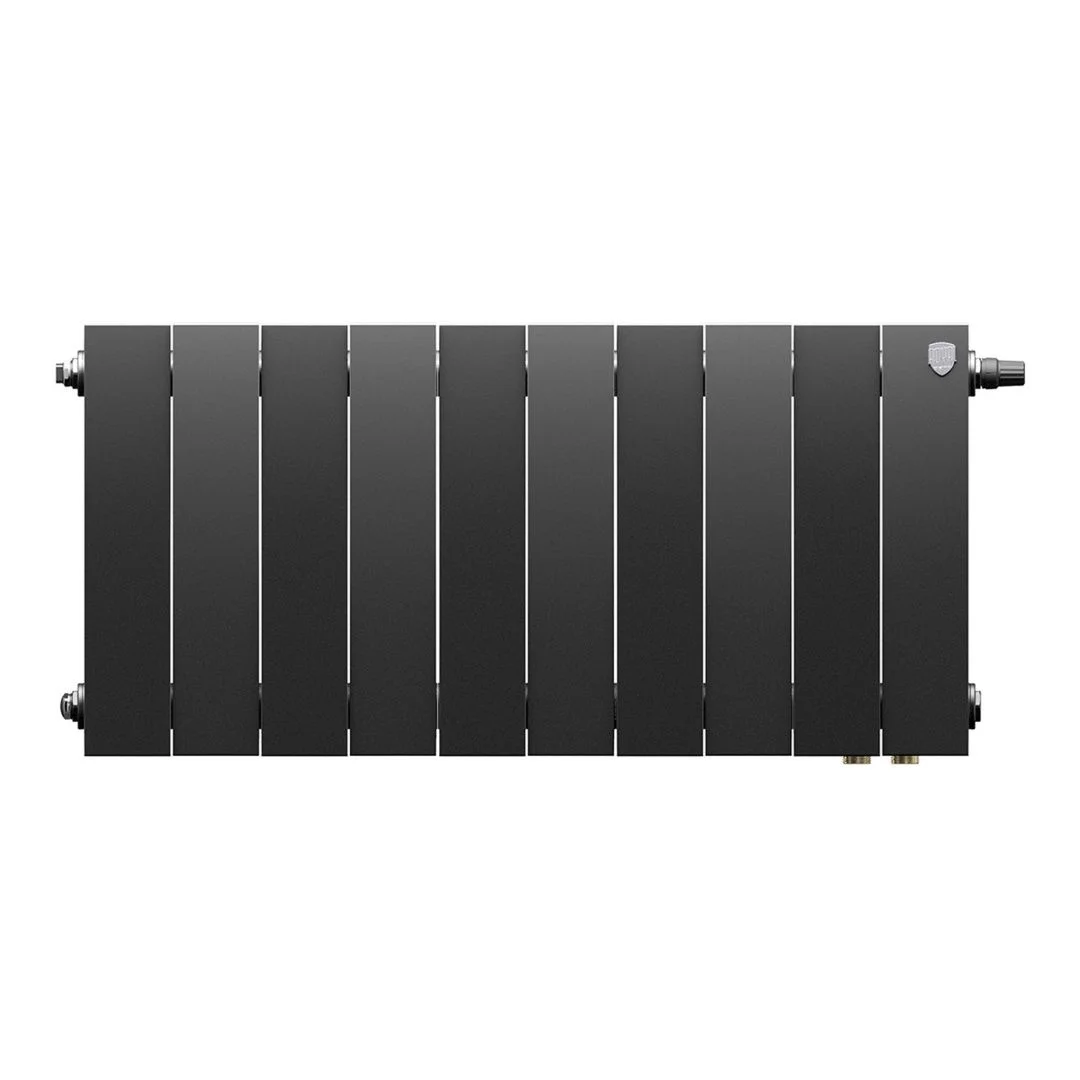 Приобрести royal thermo радиатор биметаллический pianoforte 300 /noir sable ( черный графит ) vdr80 - 10 секц.
