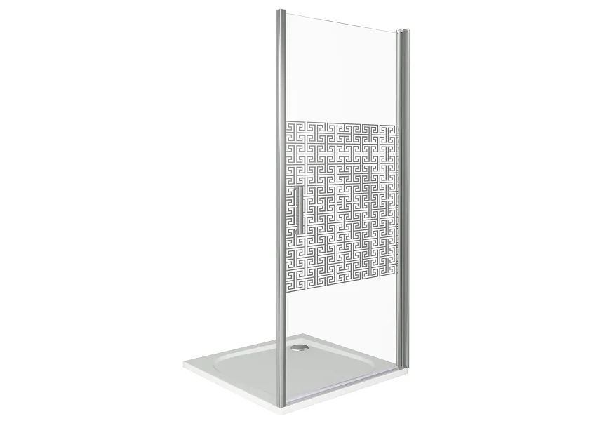 Приобрести bas дверь душевая fantasy dr-100-f-ch 100 см хром/узор