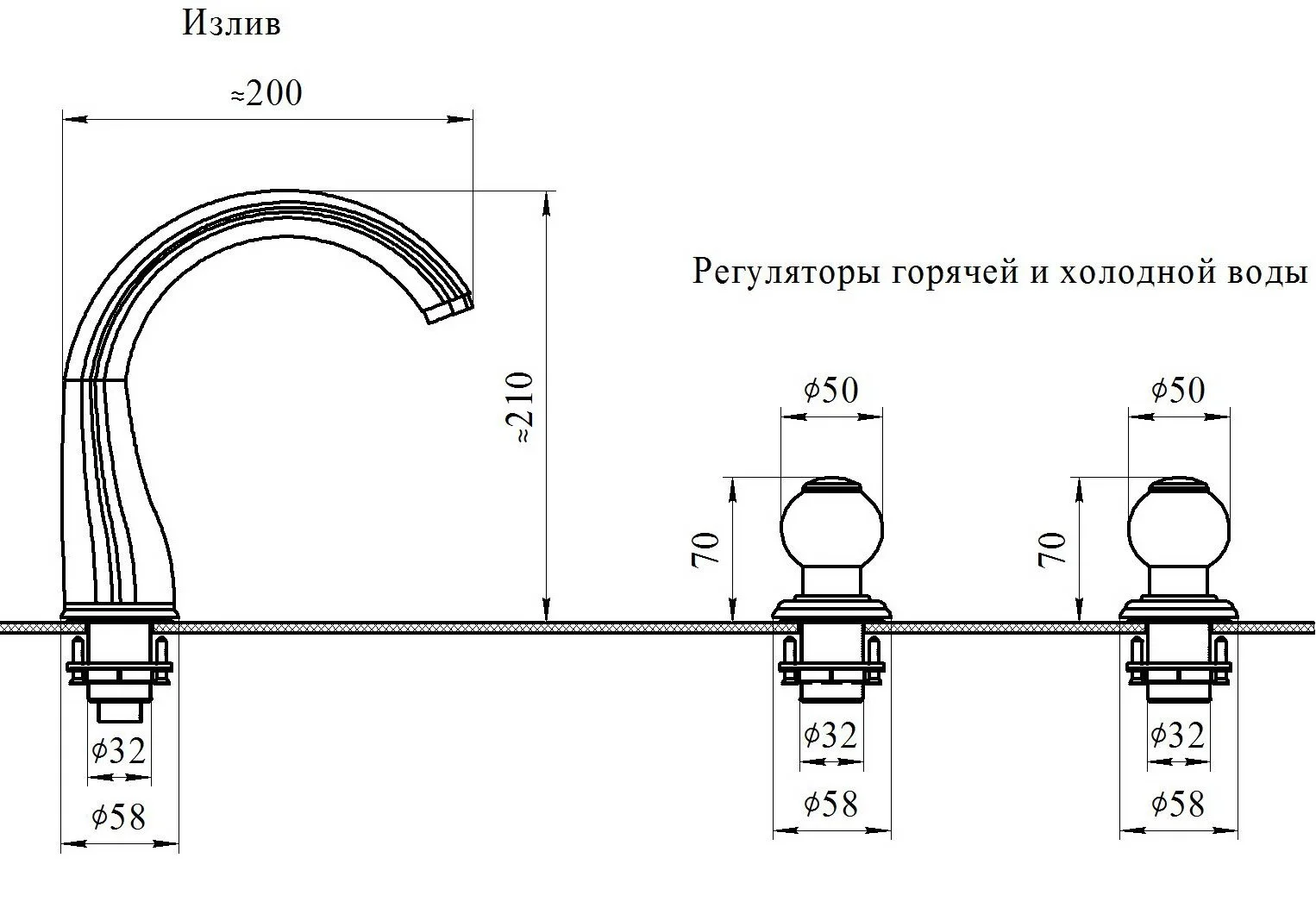 Приобрести радомир смеситель для раковины бурже chrome