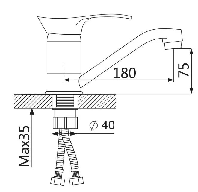 Приобрести cмеситель для раковины vieir helen 110 мм, хром v184012