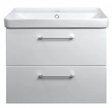 Azario Тумба подвесная с раковиной Ника 70х56см. белая, CS00080144