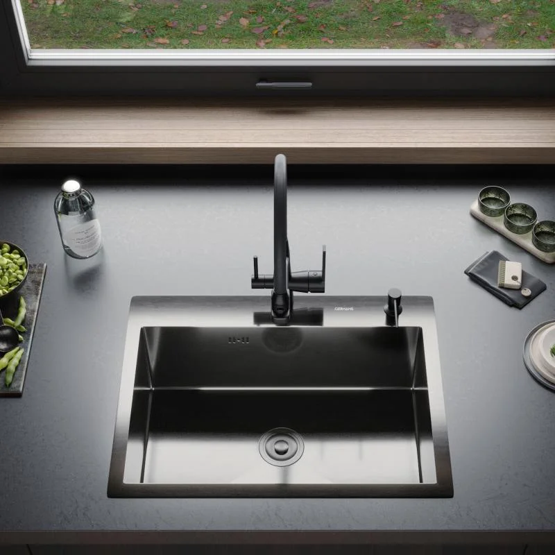 Приобрести gerhans кухонная мойка 60х45 см, графит