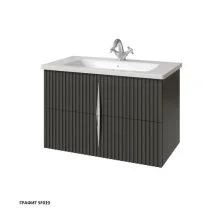 Caprigo Тумба с раковиной NOVARA 80 см, графит 35916 1