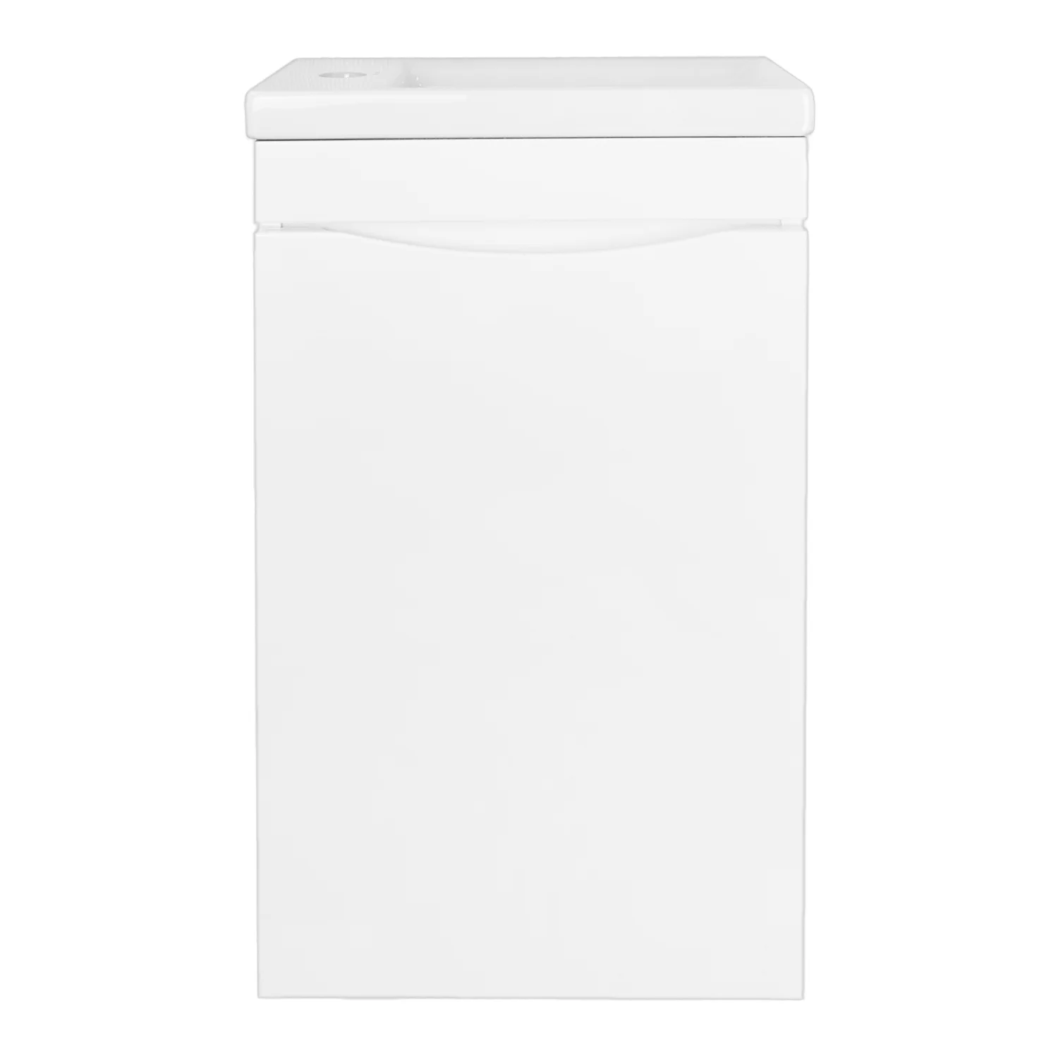 Приобрести loranto тумба подвесная loranto алина - 40 40х22 см, левая, белый (cs00087021)