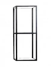 CEZARES Полка стальная CADRO 80х30см, белые вставки