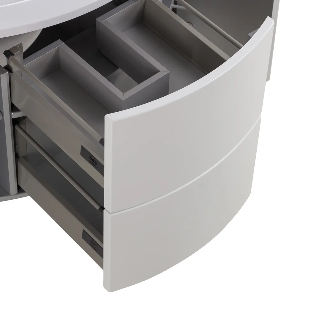 Приобрести cezares тумба подвесная с раковиной eden 91 см bianco lucido, белая 55146