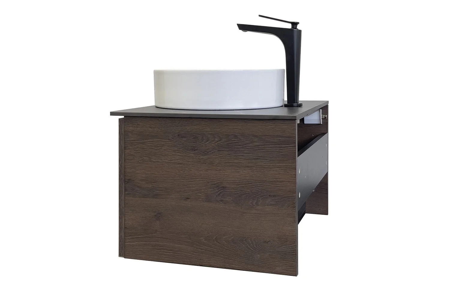 Приобрести сomforty тумба со столешницей и раковиной "портленд-60" дуб шоколадно-коричневый