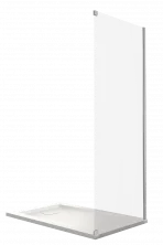 Bas Стенка боковая IDEA 80 см. черная /прозрачная SP-80-C-B