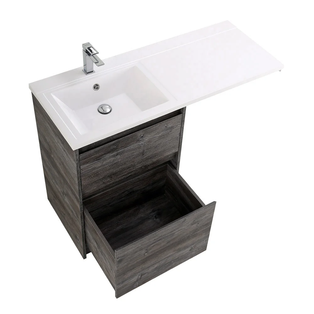 Приобрести belbagno тумба с раковиной kraft 120 см, напольная kraft-lvd-58/120-l pino pasadena, белая раковина