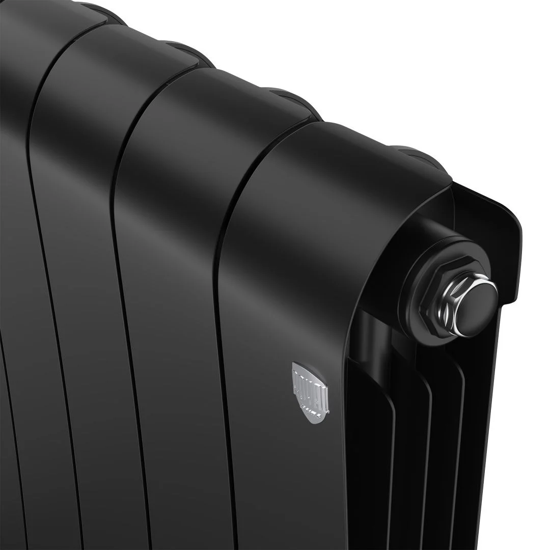 Приобрести royal thermo радиатор биметаллический infinity 500 /noir sable ( черный графит ) - 4 секц.