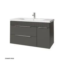 Caprigo Тумба с раковиной MONBAR 100 см, правая, графит