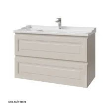 Caprigo Тумба с раковиной WALES 100 см, светло бежевый