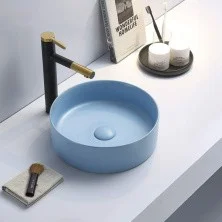 Comforty Раковина 9111 ML 35х42 см, голубая матовая