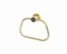 Boheme Полотенцедержатель Royale Cristal, золото\черный 10925-G-B