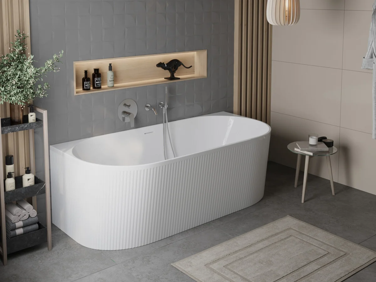 Приобрести belbagno акриловая ванна 170х80 см, пристенная, белая bb412-1700-800