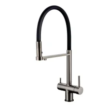 Grocenberg Смеситель для кухни с гибким изливом, графит GB4095BG