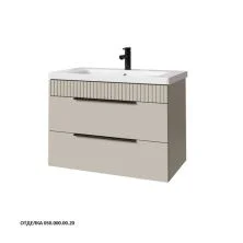 Caprigo Тумба с раковиной MONBAR-Smalty 80 см, бежевая, эмаль 36312eml 5