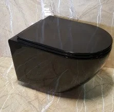 Унитаз подвесной безободковый с сиденьем CeramaLux RIMLESS CL2196 -18