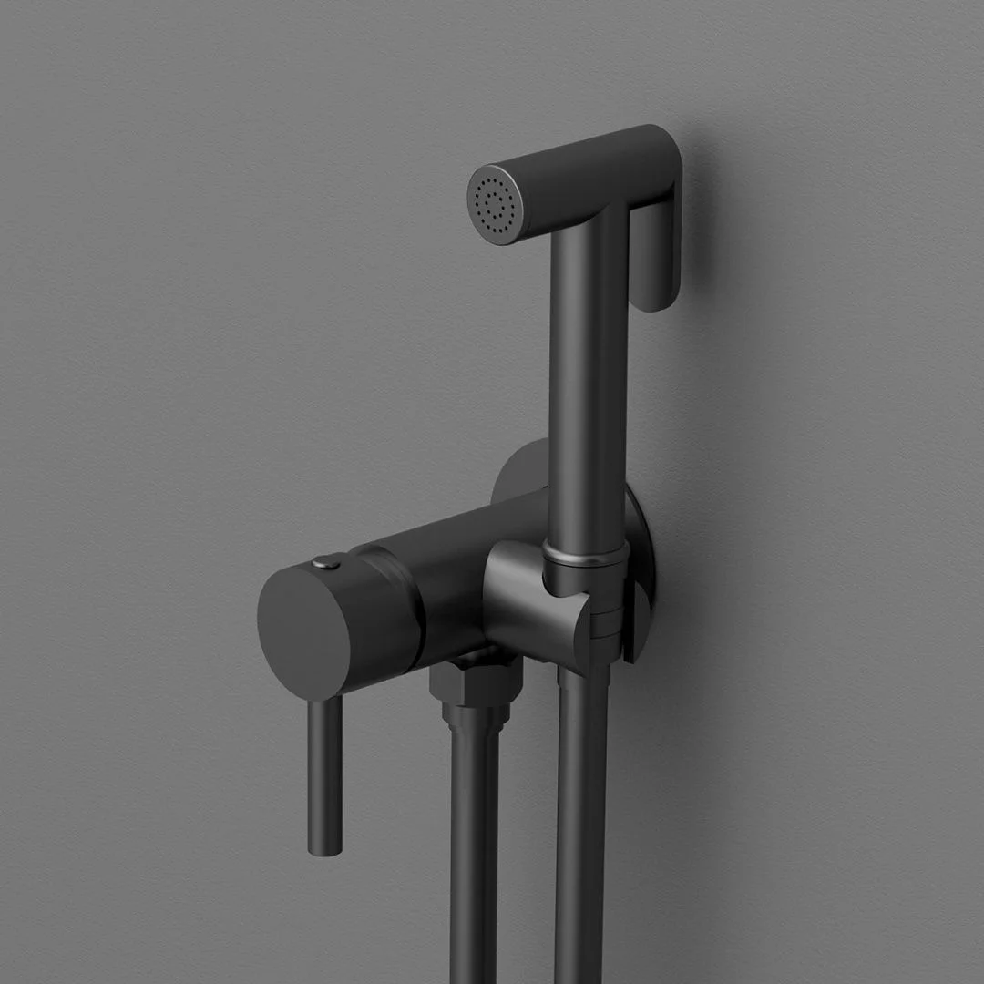 Приобрести vincea смеситель с гигиеническим душем , черный матовый vhfw-101mb