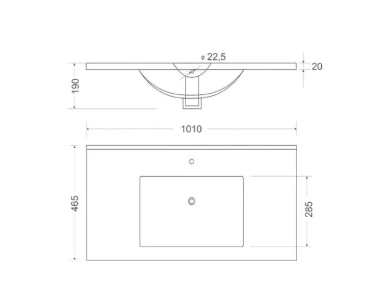Приобрести mirsant тумба подвесная next 100\2 100 см с раковиной next -100 ут000055957