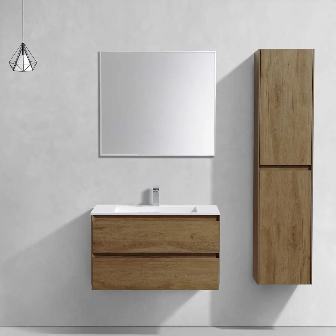 Приобрести vincea тумба подвесная luka 80 см, дуб табак с белой раковиной vmc-2l800to;vcb-13800w