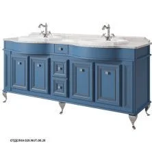 Caprigo Тумба с раковиной FRESCO 180 см, голубая, эмаль