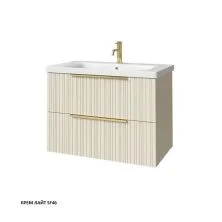 Caprigo Тумба с раковиной RAIN 80 см, кремовая