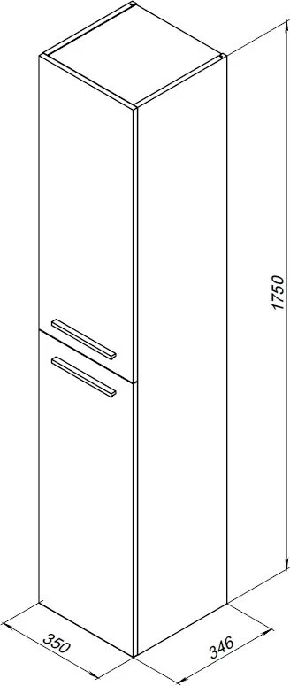 Приобрести aquanet пенал nova 35 см, белый
