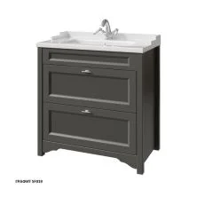 Caprigo Тумба с раковиной PRESTON 80 см, графит