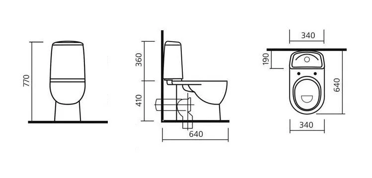 Приобрести sanita luxe best унитаз-компакт с салатовой крышкой и сидением микролифт