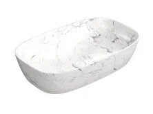Hayzburg Накладная раковина чаша 60х38 см, мрамор, матовая HB-0029-14