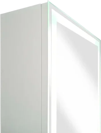 Приобрести continent зеркало шкаф с подсветкой allure 35х65 см, сенсорный включатель, правосторонее,белое