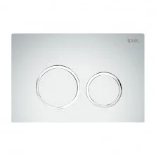 IDDIS Смывная клавиша Unifix, хром матовый UNI50M0i77