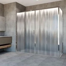 Vincea Душевое ограждение Garda 90х190 см, текстурное, хром VSR-1G9019CH