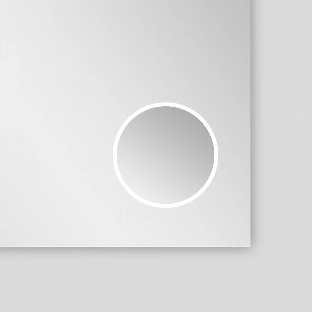 Приобрести azario зеркало 100х70 см, белый, сенсорный выключатель, диммер, часы, увеличительное зеркало, часы, увеличительное зеркало az-z-033cs