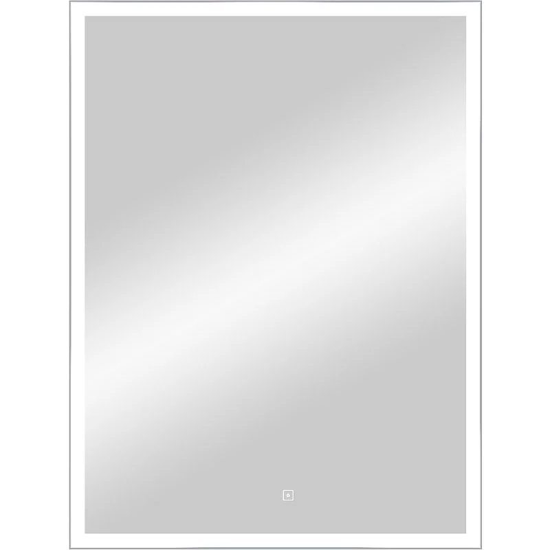 Приобрести continent зеркало с подсветкой frame 50х70 см, сенсорный включатель, серое