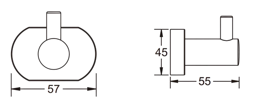 Приобрести крючок одинарный vieir v5101 хром