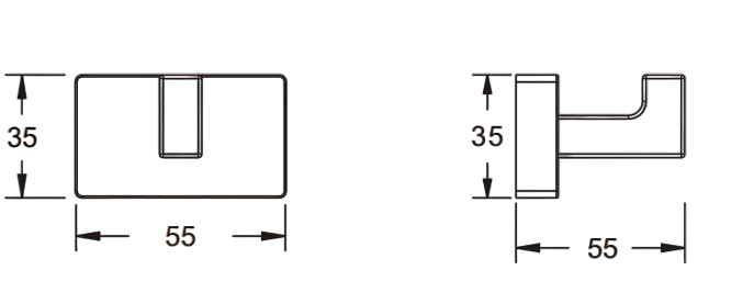 Приобрести крючок одинарный vieir v5001c черный