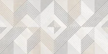 Плитка настенная Alma Ceramica Rivoli 50х24,9, светло бежевая, узор