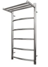 Полотенцесушитель электрический Point 400х800 Афина П5 с полкой, хром PN04148PE