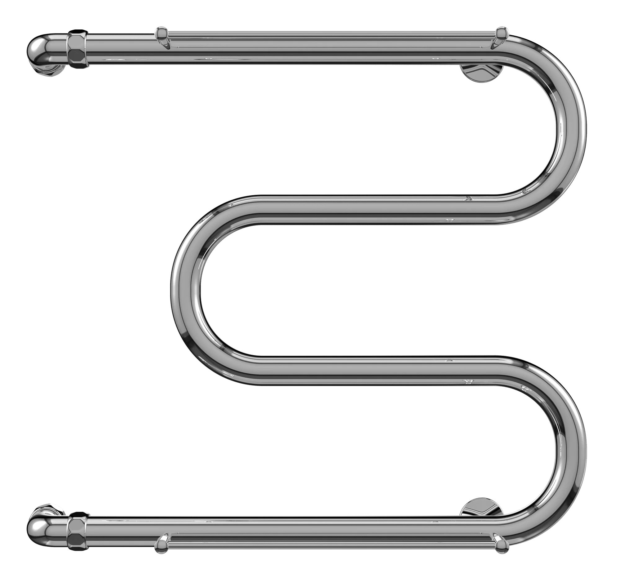 Приобрести полотенцесушитель 500х500 мм водяной terminus м-образный, хром 4620768880339