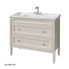 Caprigo Тумба с раковиной ALBION CONCEPT 100 см, светло серая