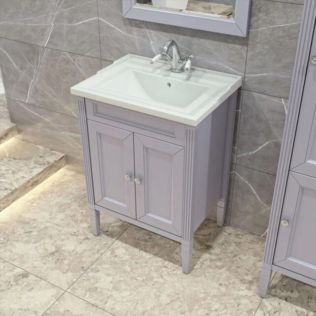 Приобрести caprigo тумба с раковиной albion concept 60 см, фиолетовая