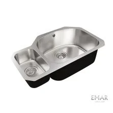 Oulin Кухонная мойка 80х48 см, сатин Oulin OL-U601