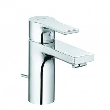 KLUDI ZENTA SL Однорычажный смеситель для раковины 100, донный клапан