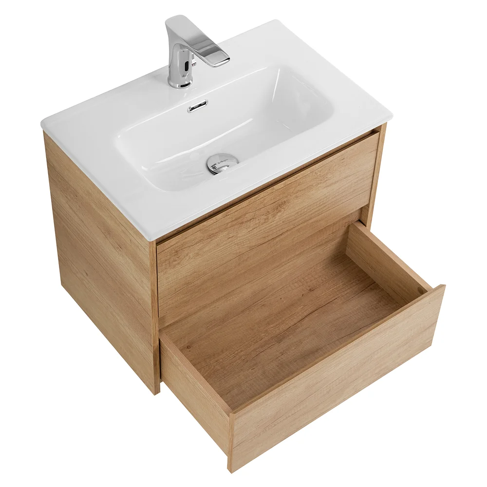 Приобрести belbagno тумба с раковиной kraft 39 50 см, подвесная rovere nebrasca nature, белая раковина