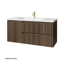 Caprigo Тумба с раковиной TERMIN-Albero STRIPE 120 см, левая, альберо, шпон